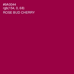 #9A0044 - Rose Bud Cherry Color Image
